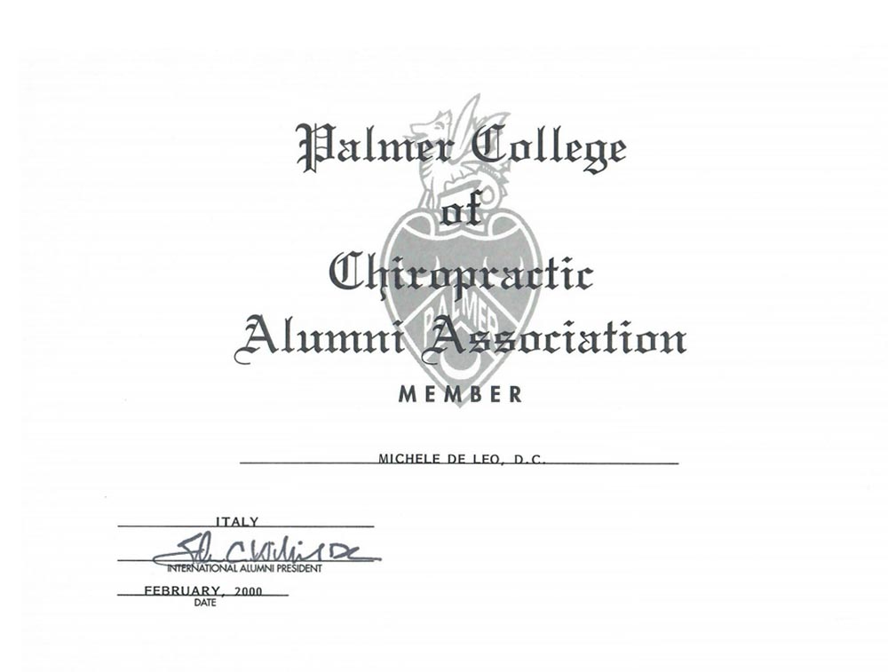 Palmer College of Chiropratic Alumni Association